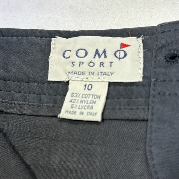 COMO SPORT Black Capri Golf Pants Made in Italy - Size 10 - Picture 6 of 7